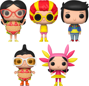 The Bob's Burgers Movie (2022) - Belcher Family Pop! Vinyl Figure Bundle (Set of 5)
