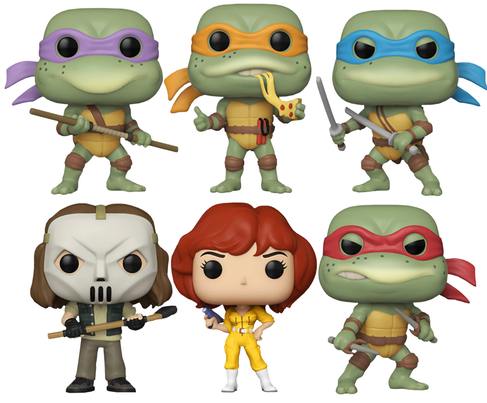 Teenage Mutant Ninja Turtles (1990) - Heroes In A Pop! Vinyl Bundle (Set of 6)