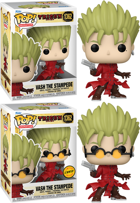 TRIGUN - Vash the Stampede Pop! Vinyl - CHASE BUNDLE - IMPORT