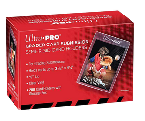UTLRA PRO CARD SLEEVE - Semi Rigid 1/2" Lip Tall Sleeves (200ct) - Rogue Online Pty Ltd