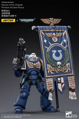 Warhammer Collectibles: 1/18 Scale Ultramarines Primaris Ancient Posca