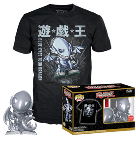 YU-GI-OH! Blue Eyes Toon Pop! Vinyl Figure & Tee GameStop Exclusive